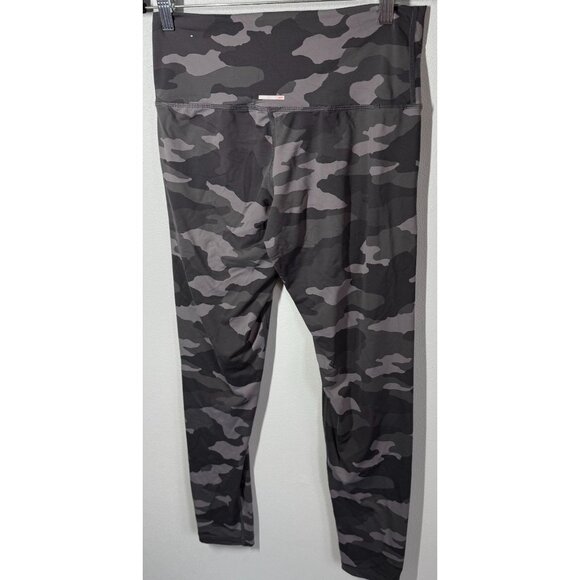 Aerie Womens Gray Camouflauge Full Length Leggings Size Large Athletic Yoga Run - Picture 2 of 9